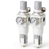 WeiTeng 1" NPT Air Filter Regulator Combo – 5 Micron Brass Filter,-5