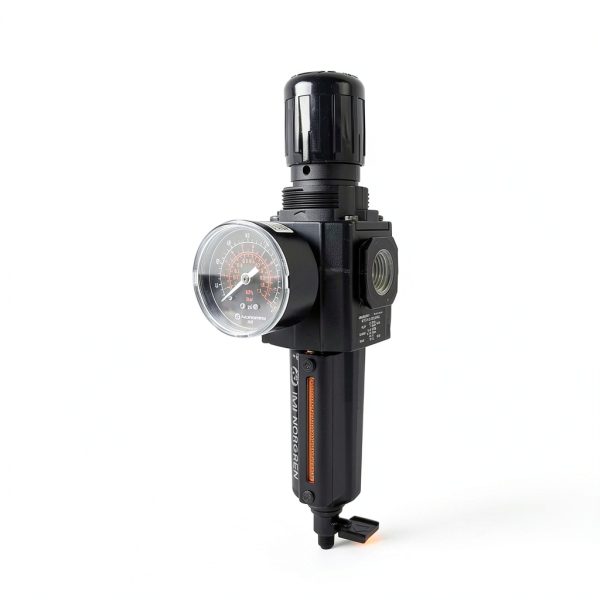 B73G-4AK-QD3-RMG : Norgren Excelon B73G Series, Filter/Regulator, Relieving, 1/2 PTF, Knob Adjust, Manual Drain, Metal Bown with-0