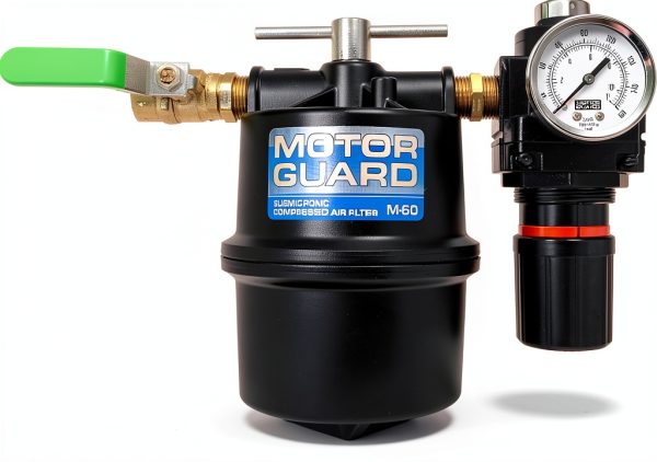 Motor Guard M-60R Compressed Air Filter 1/2 NPT Regulator-0