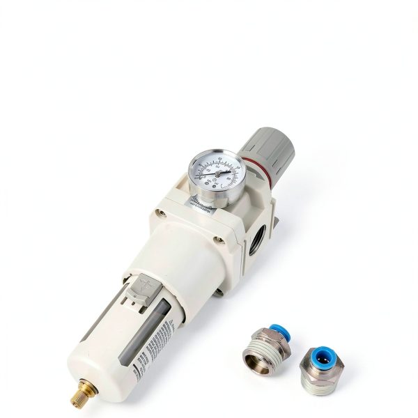WeiTeng 1" NPT Air Filter Regulator Combo – 5 Micron Brass Filter,-2