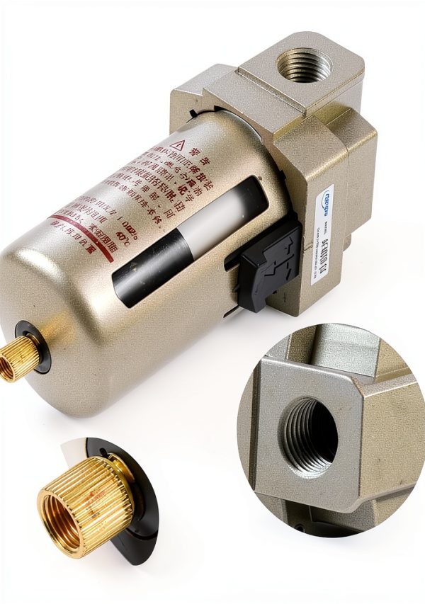 Moisture Trap Air Filter Hongzer 1/2" Water Separator Regulator-7