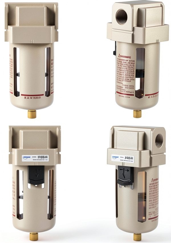 Moisture Trap Air Filter Hongzer 1/2" Water Separator Regulator-8