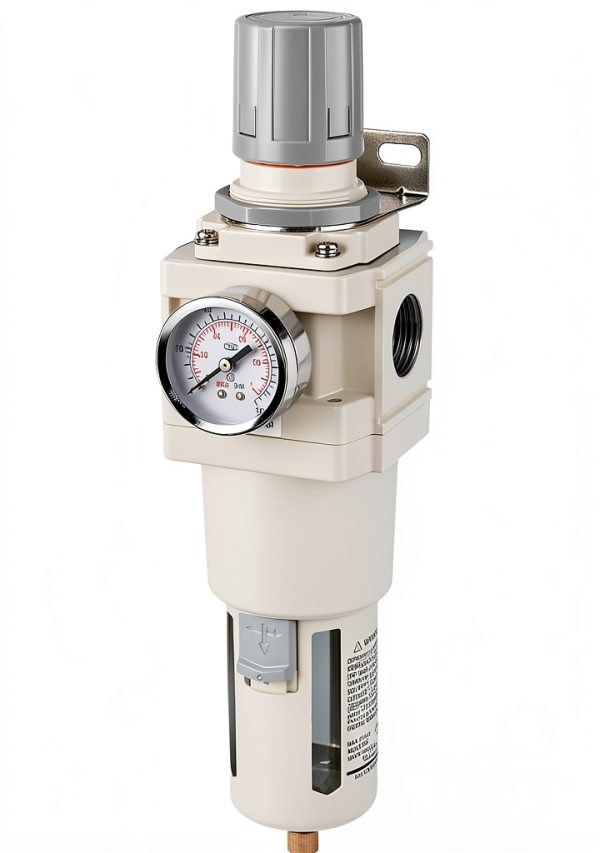 WeiTeng 1" NPT Air Filter Regulator Combo – 5 Micron Brass Filter,-1