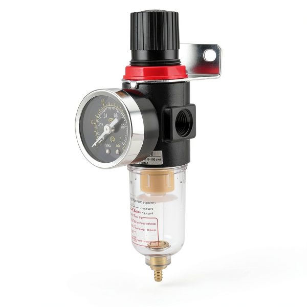 Baomain Pneumatic Filter Regulator AFR-2000 1/8"PT Air Treatment Unit w Pressure Gauge-2
