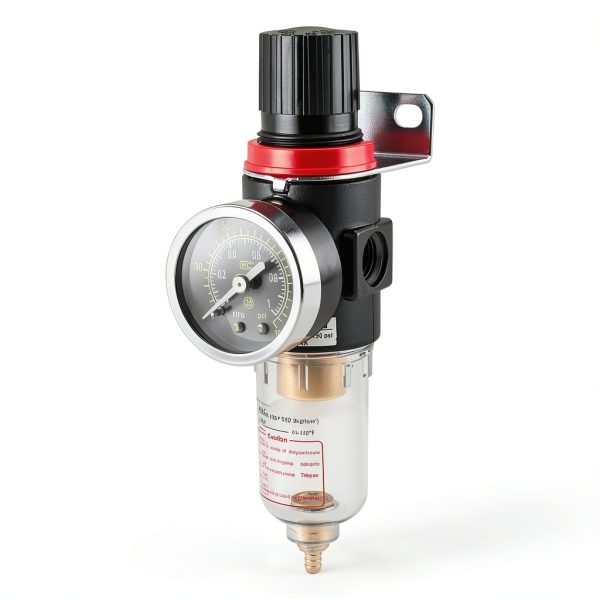 Baomain Pneumatic Filter Regulator AFR-2000 1/8"PT Air Treatment Unit w Pressure Gauge-0
