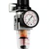 1/4" Compressed Air In Line Moisture/Water Filter Trap & Regulator Combination-0