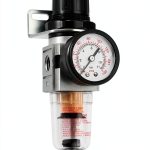 1/4" Compressed Air In Line Moisture/Water Filter Trap & Regulator Combination-0