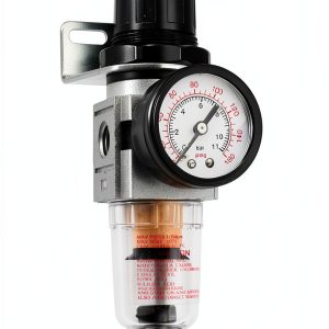 1/4" Compressed Air In Line Moisture/Water Filter Trap & Regulator Combination-0