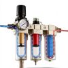VEVOR Air Compressor Filter Regulator 3/4" NPT 5μm/0.3μm/0.1μm Dryer-1